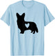 Corgi Heart Funny Pet Corgi Dog Lover T-Shirt - T-Shirt | Light Blue