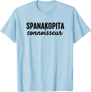 Spanakopita Connoisseur Greek Foodies Hangry T Shirt T-Shirt - T-Shirt | Light Blue