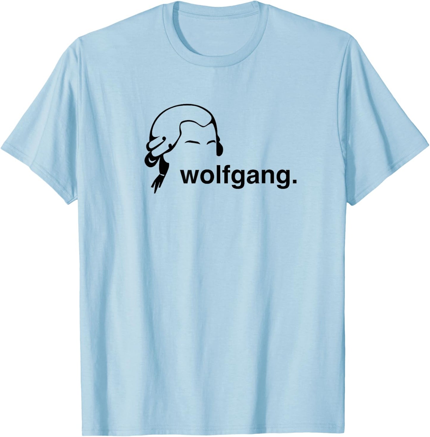 Funny Wolfgang Amadeus Mozart Classical Music Shirt T-Shirt - T-Shirt | Light Blue