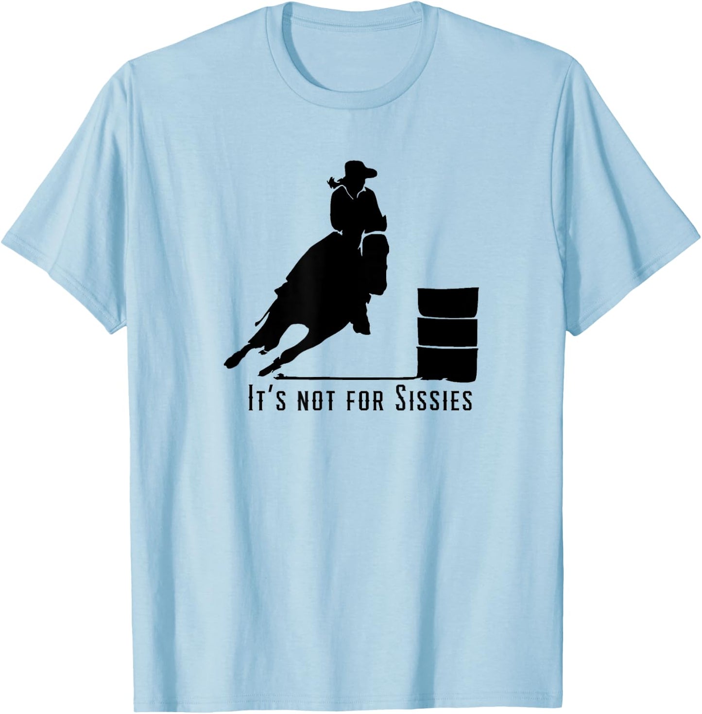 Barrel Racing Horse Stuff for Barrel Racers T-Shirt - T-Shirt | Light Blue