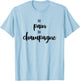 No Pain No Champagne, Funny Gym Shirts , Spinning T-Shirt - T-Shirt | Light Blue