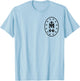 Miraculous Medal Catholic Virgin Mary Sacred Heart T-Shirt - T-Shirt | Light Blue
