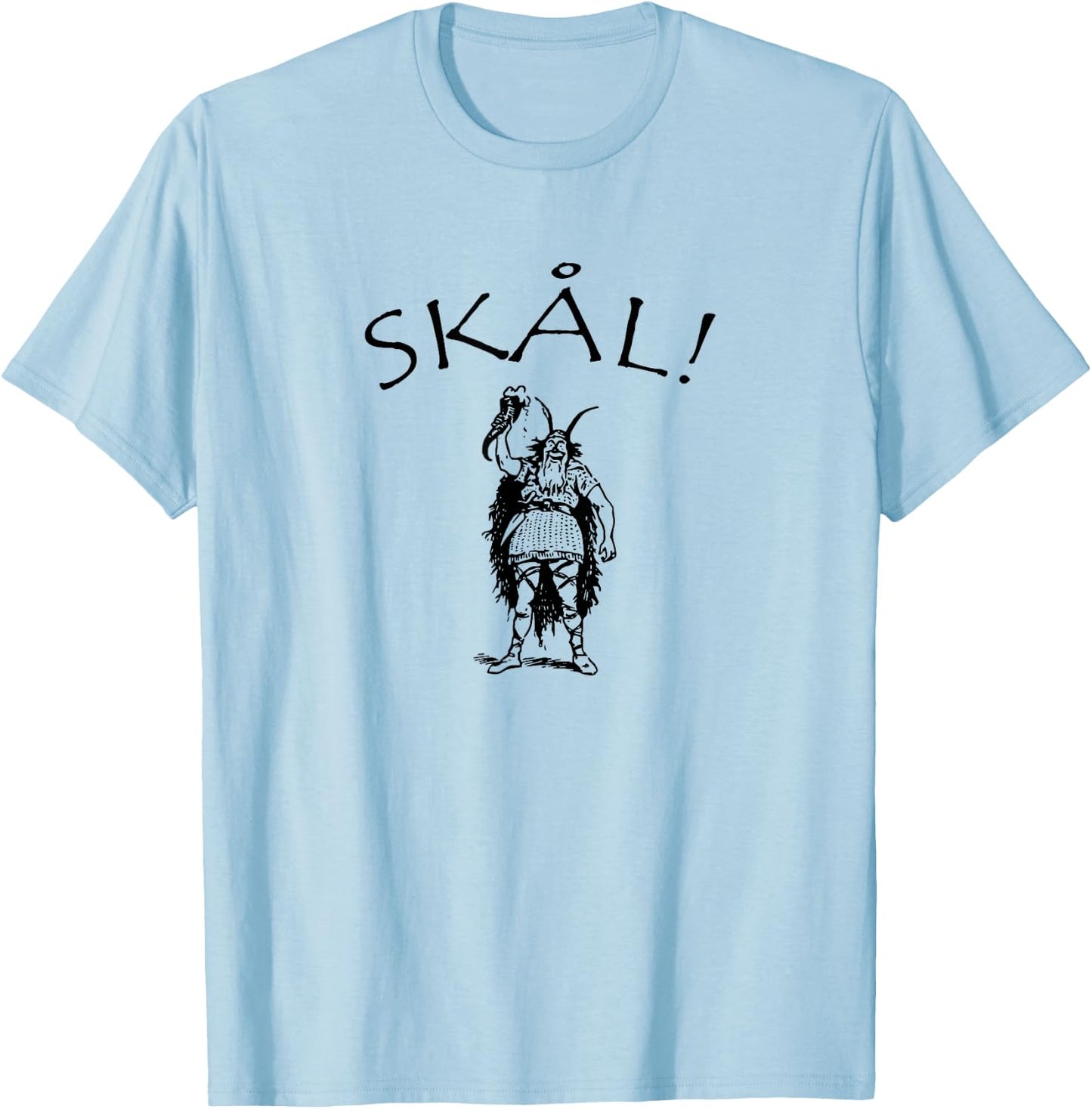 SKAL! Scandinavian Cheers Nordic Norway Sweden Denmark Norse T-Shirt - T-Shirt | Light Blue