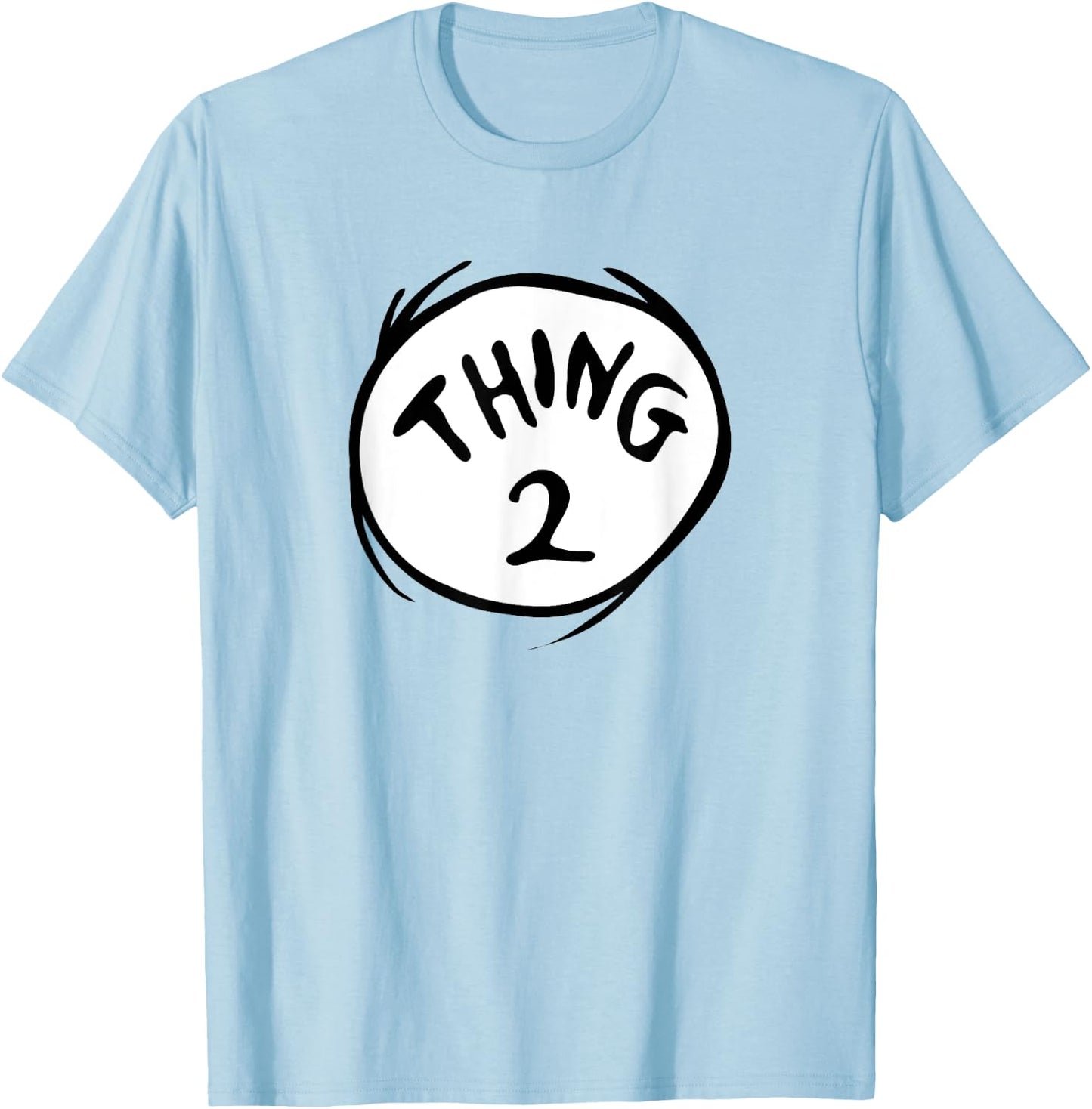 Dr. Seuss Thing 2 Emblem T-Shirt - T-Shirt | Light Blue