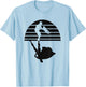 Super Dad Shadow Funny Hero T-Shirt - T-Shirt | Light Blue
