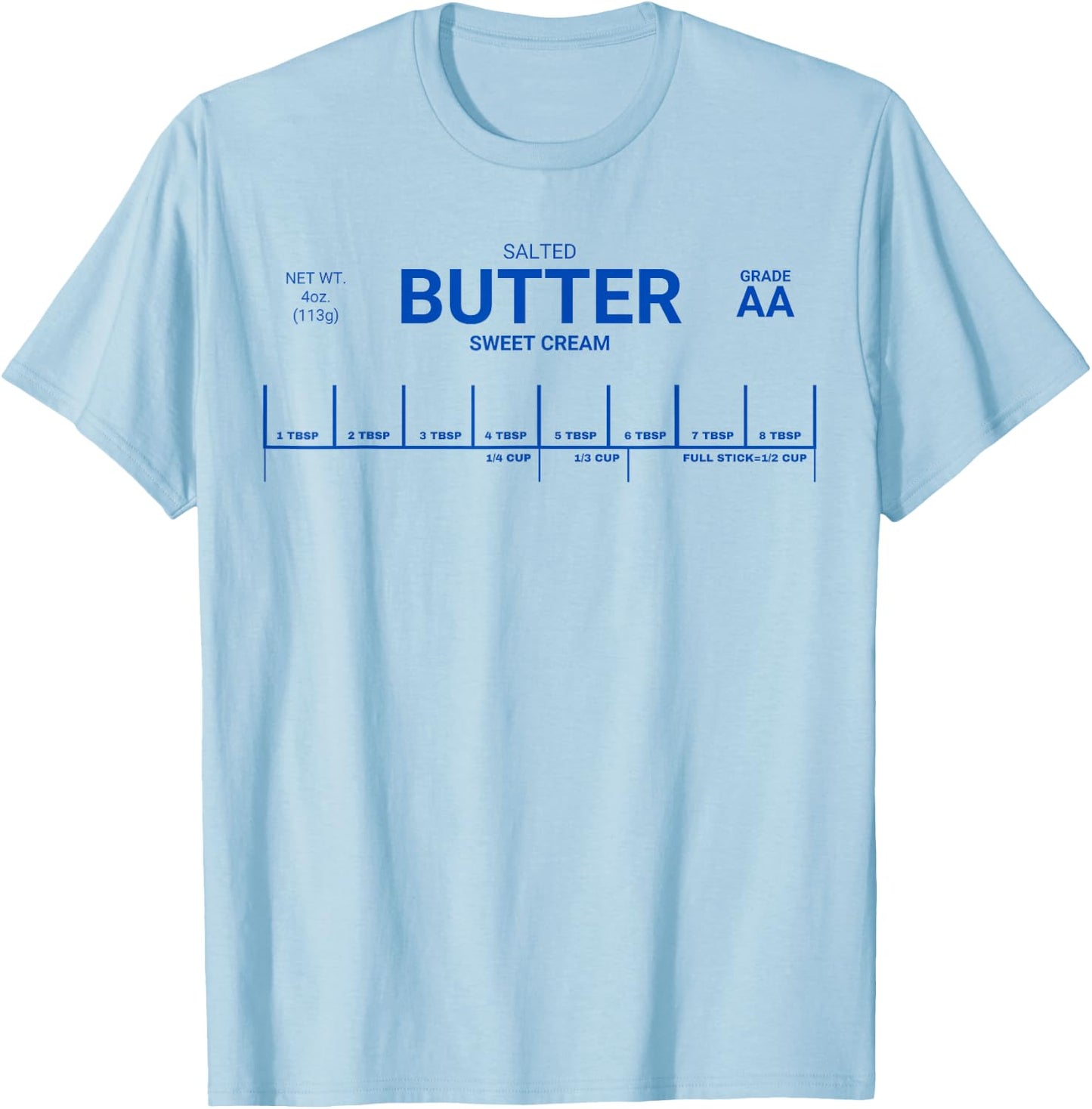 Stick Of Butter Lazy Halloween Costume T-Shirt - T-Shirt | Light Blue