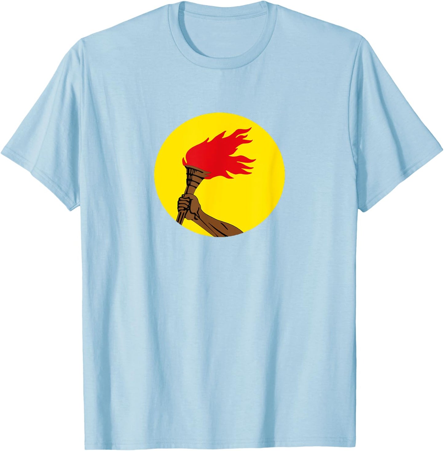 African History Shirts | Vintage ZAIRE Country Flag Symbol T-Shirt - T-Shirt | Light Blue
