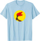 African History Shirts | Vintage ZAIRE Country Flag Symbol T-Shirt - T-Shirt | Light Blue