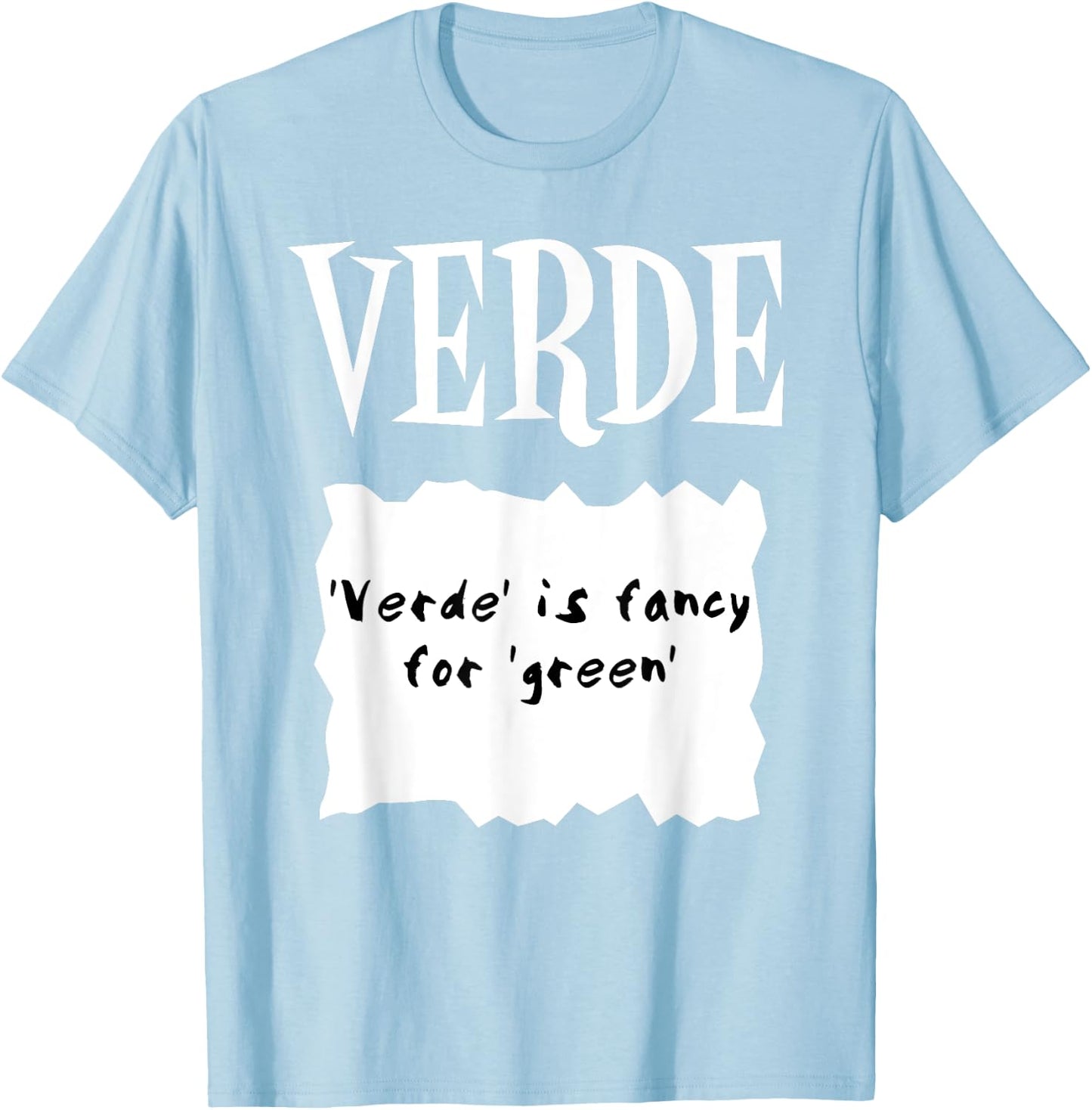 HOT SAUCES Group Halloween Costumes VERDE TACO SAUCE shirt T-Shirt - T-Shirt | Light Blue