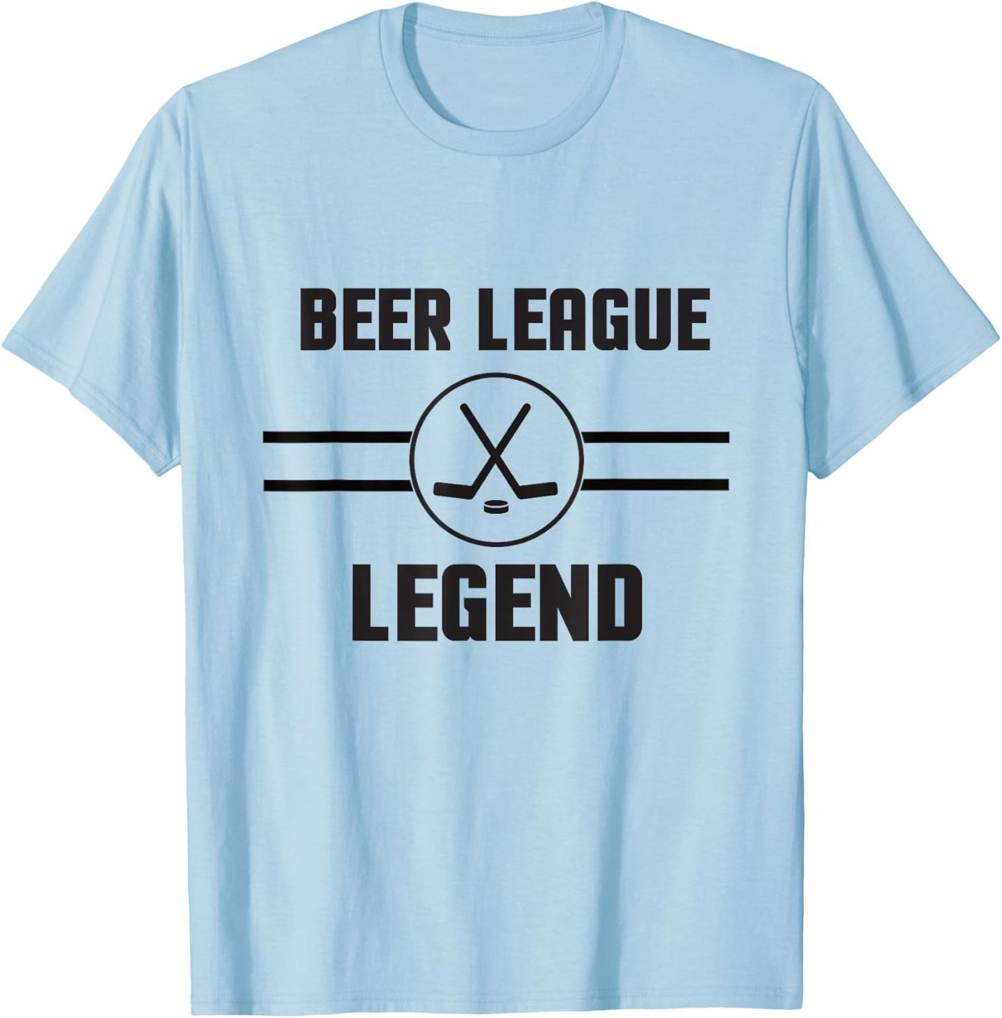 Beer League Legend Hockey T-Shirt - T-Shirt | Light Blue