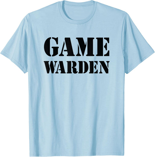 Game Warden Shirt Halloween Costume T-Shirt - T-Shirt | Light Blue