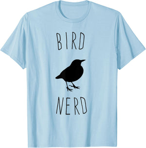 Bird Nerd T-Shirt - T-Shirt | Light Blue