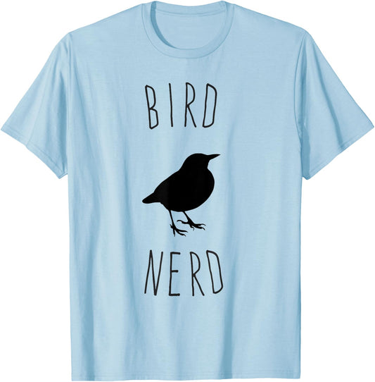 Bird Nerd T-Shirt - T-Shirt | Light Blue