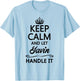 KEEP CALM and let GAVIN Handle It | Funny Name Gift T-Shirt - T-Shirt | Light Blue