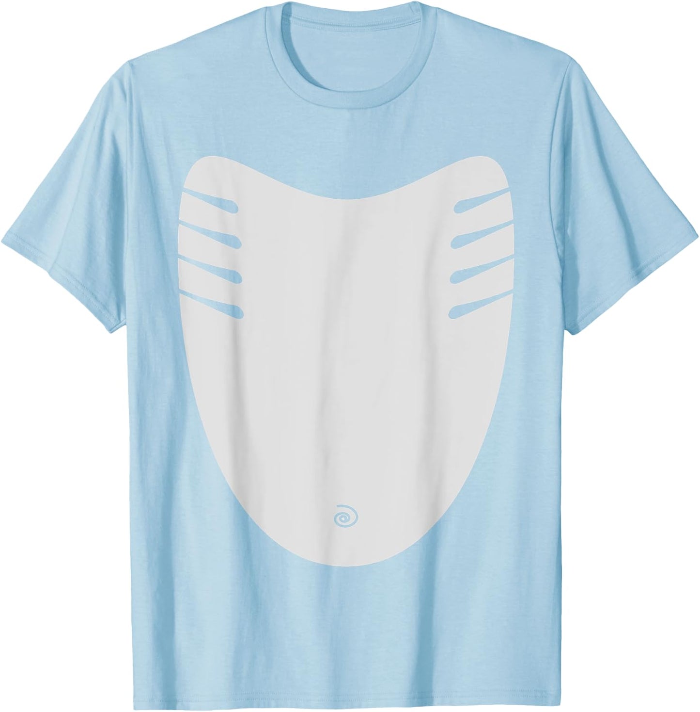 Shark Belly Costume Dolphin Animal Halloween T-Shirt - T-Shirt | Light Blue