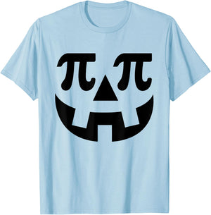 Pumpkin Pi Pie Shirt, Punny Halloween Costume, Math Pun T-Shirt - T-Shirt | Light Blue