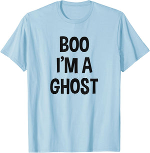 Halloween Ghost Costume Shirt Boo I'm A Ghost T-Shirt - T-Shirt | Light Blue