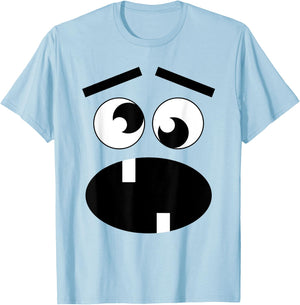 Creepy Carrots Face Halloween Costume Kids T-Shirt - T-Shirt | Light Blue