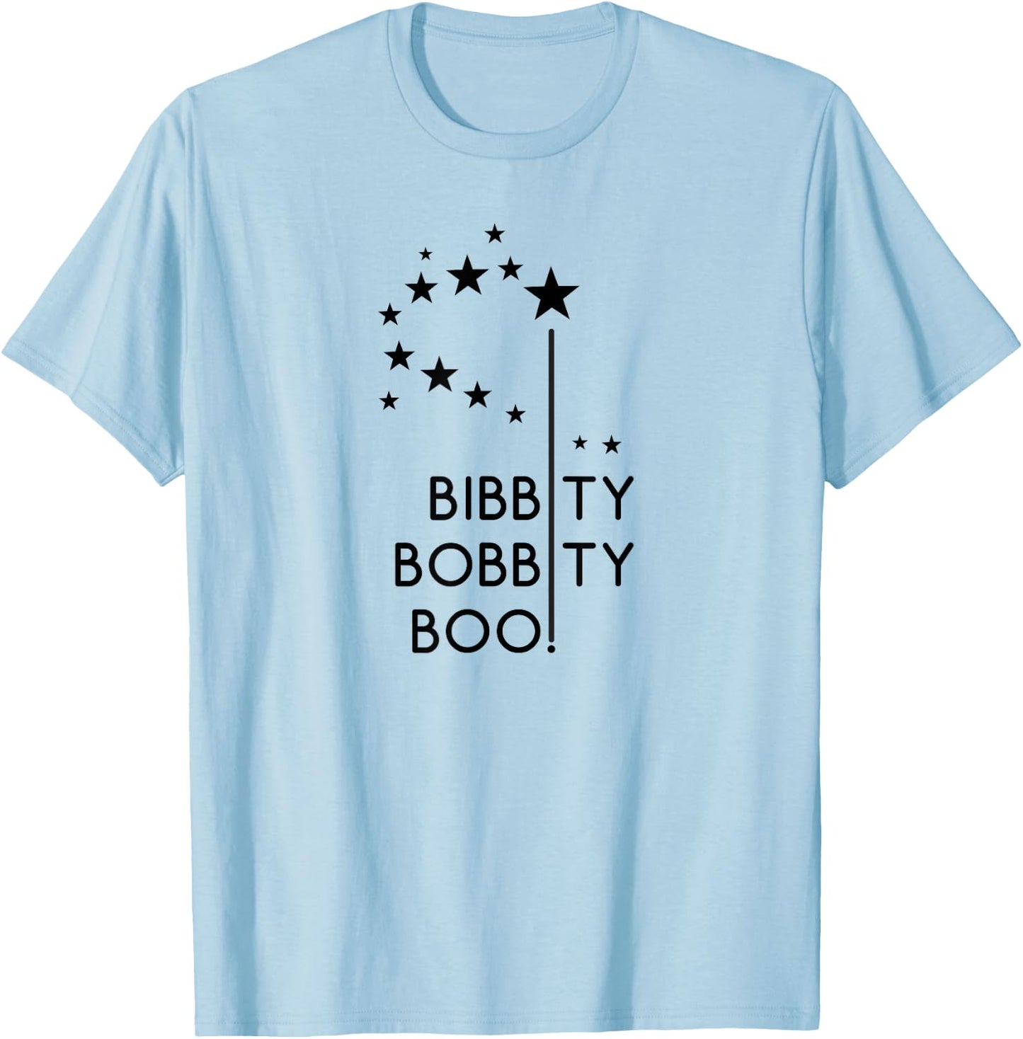 Happy Halloween Bibbity Bobbity Boo! T-Shirt - T-Shirt | Light Blue