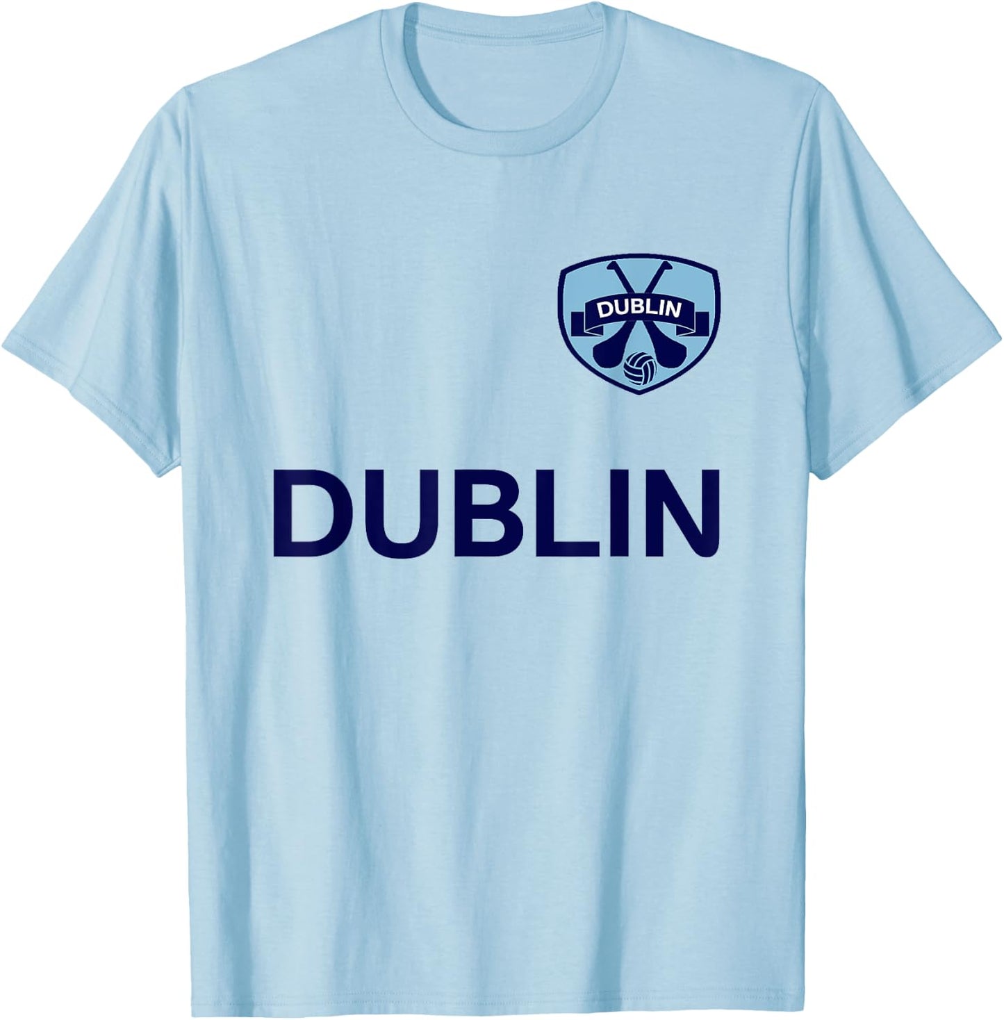 Ireland - County Dublin Football and Hurling T-Shirt - T-Shirt | Light Blue