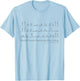 Ashtanga Vinyasa Yoga Sun Salutation Surya Namaskar Quotes T-Shirt - T-Shirt | Light Blue