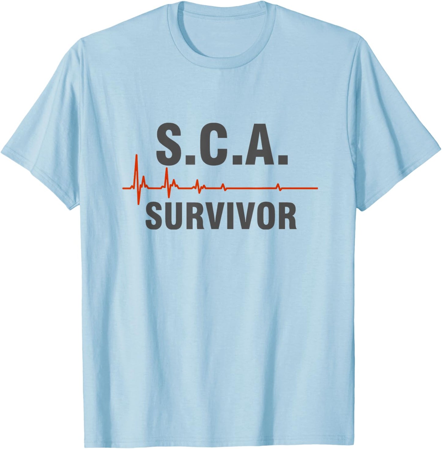 Sudden Cardiac Arrest Survivor T-Shirt - T-Shirt | Light Blue
