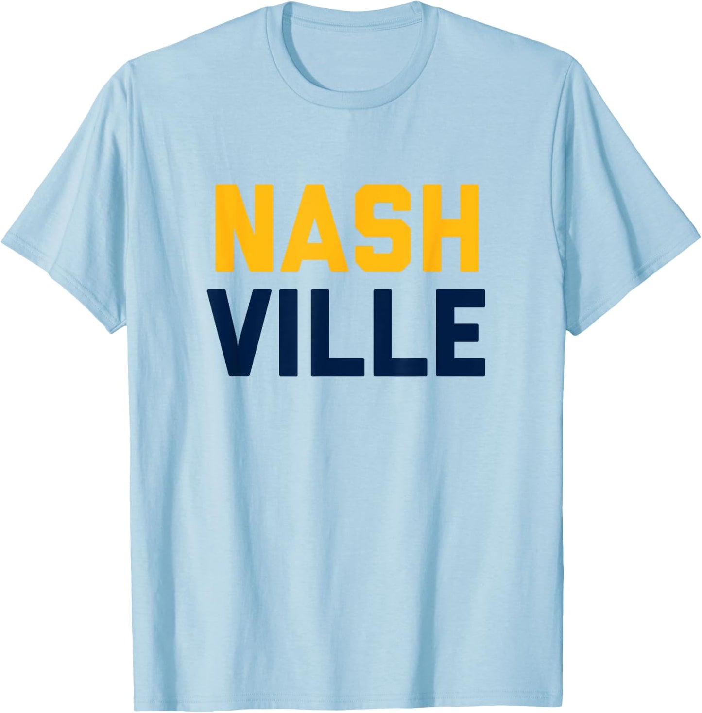 NASH - Nashville Tennessee T-Shirt - T-Shirt | Light Blue
