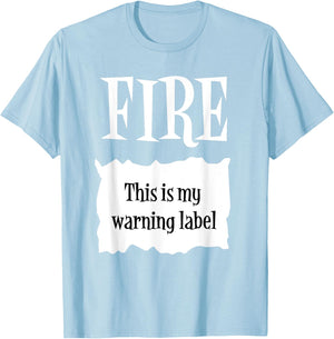 FIRE - Hot Packet Halloween Taco Costume T-Shirt - T-Shirt | Light Blue