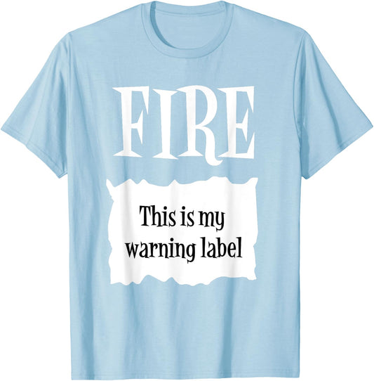 FIRE - Hot Packet Halloween Taco Costume T-Shirt - T-Shirt | Light Blue