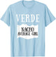 Nacho Average Girl Verde Hot Sauce Group Costume T-Shirt - T-Shirt | Light Blue