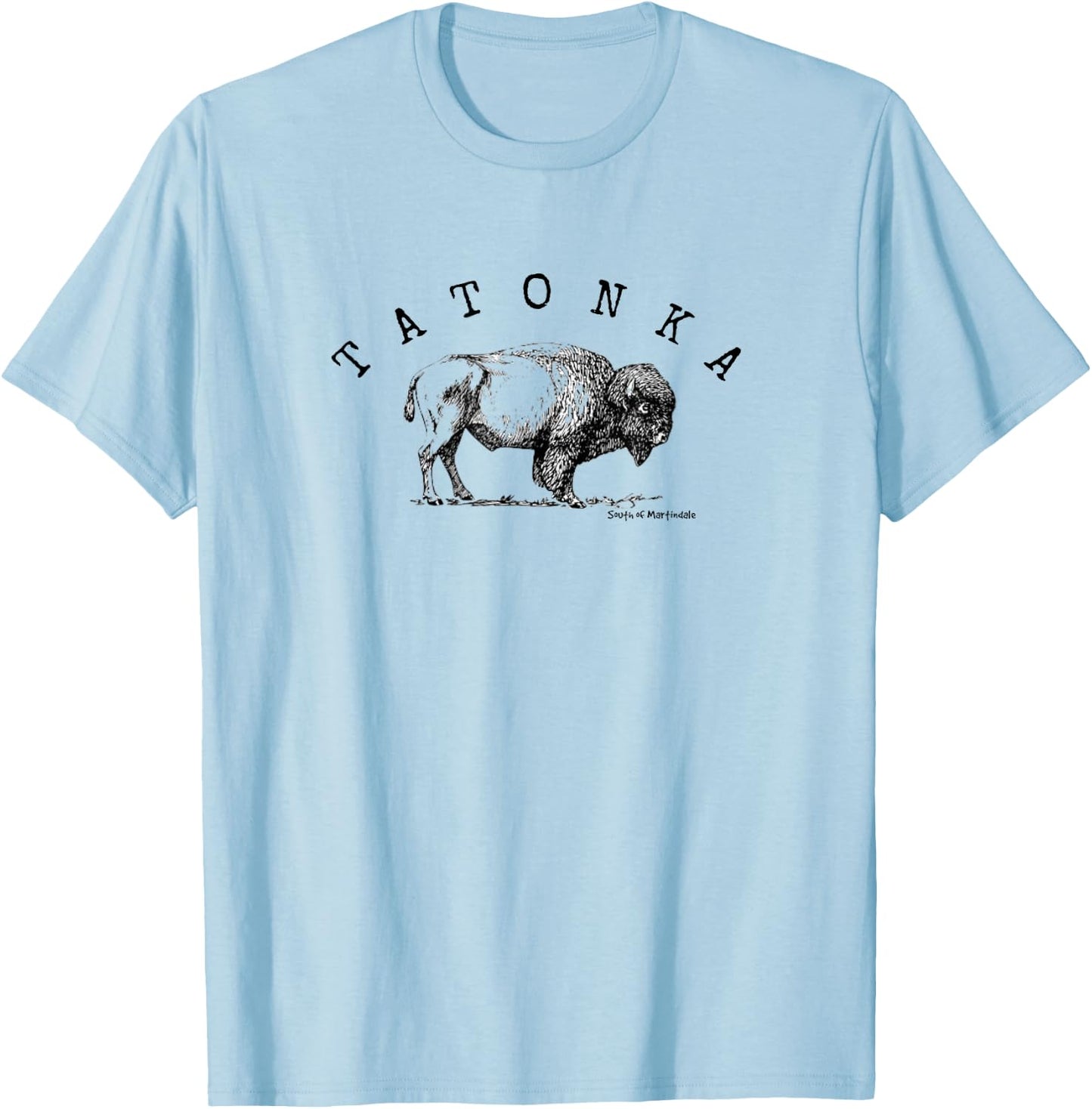 Tatonka American Buffalo T Shirt T-Shirt - T-Shirt | Light Blue