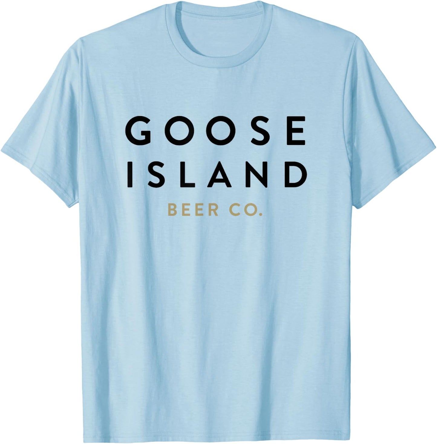 Goose Island Stacked Logo T-Shirt - T-Shirt | Light Blue