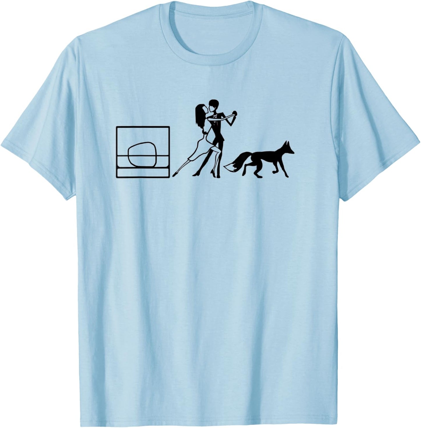 Whiskey Tango Foxtrot (WTF) Black Graphic T-Shirt - T-Shirt | Light Blue
