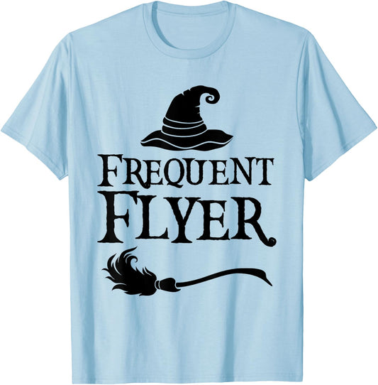 Frequent Flyer Halloween Costume T-Shirt - T-Shirt | Light Blue