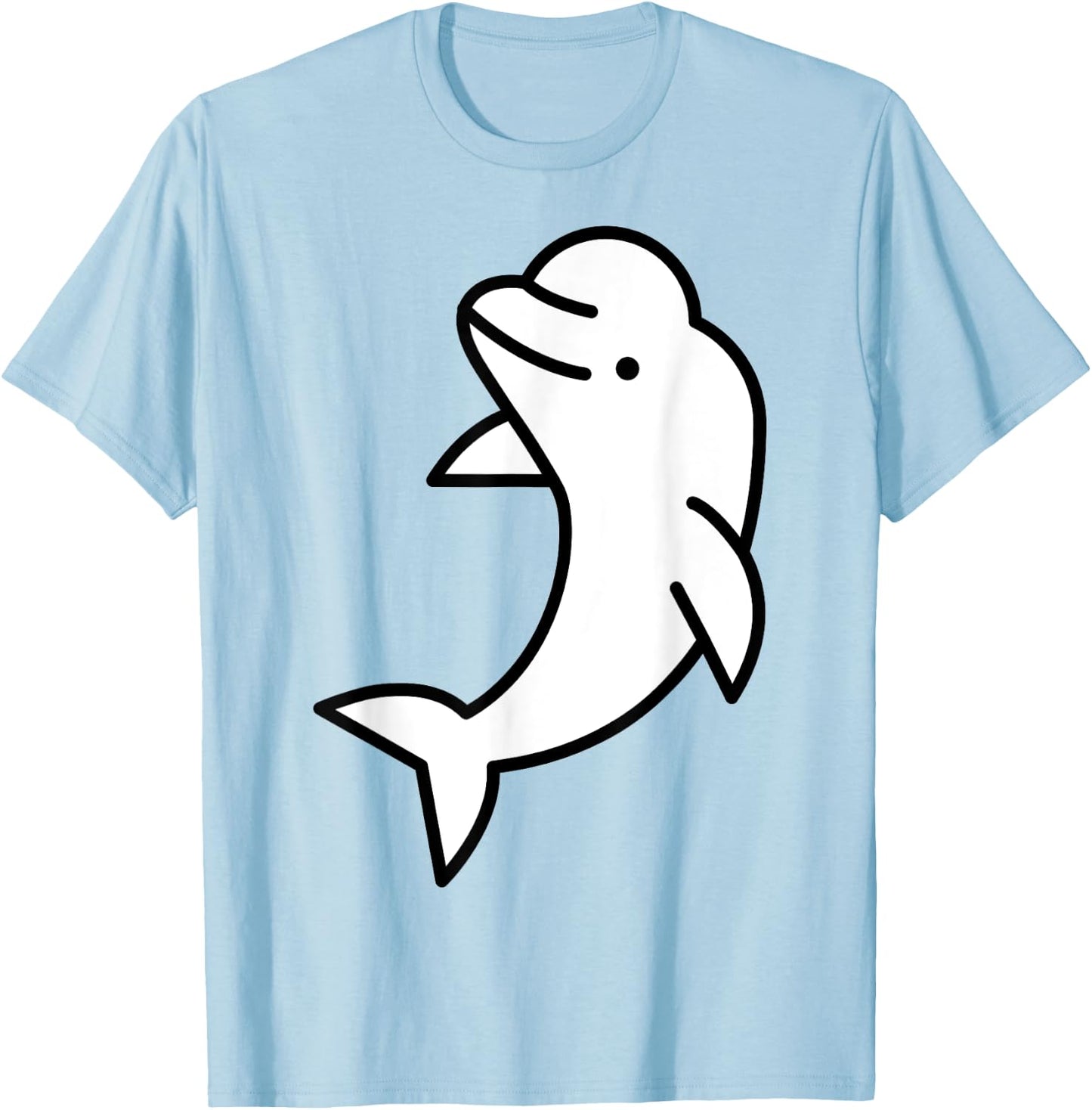 Beluga Whale T-Shirt - T-Shirt | Light Blue