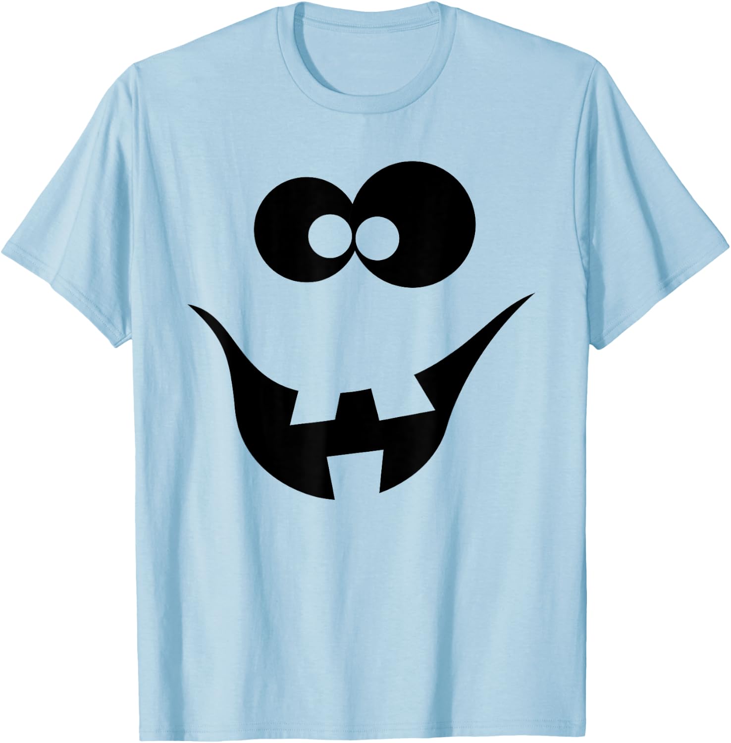 Halloween Ghost Costume (Ghost Face shirt) T-Shirt - T-Shirt | Light Blue