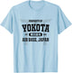 Military : Property of Yokota Air Base (Black) T-Shirt - T-Shirt | Light Blue