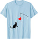 Cat toy Shirt Valentine's Day gifts or T-Shirt - T-Shirt | Light Blue