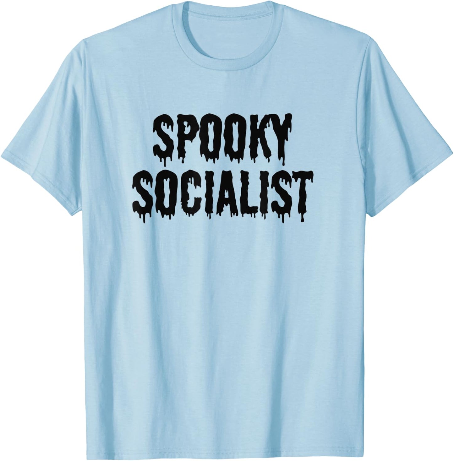 Halloween Spooky Socialist funny political costume T-Shirt - T-Shirt | Light Blue