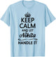 KEEP CALM and let NIKITA Handle It | Funny Name Gift T-Shirt - T-Shirt | Light Blue