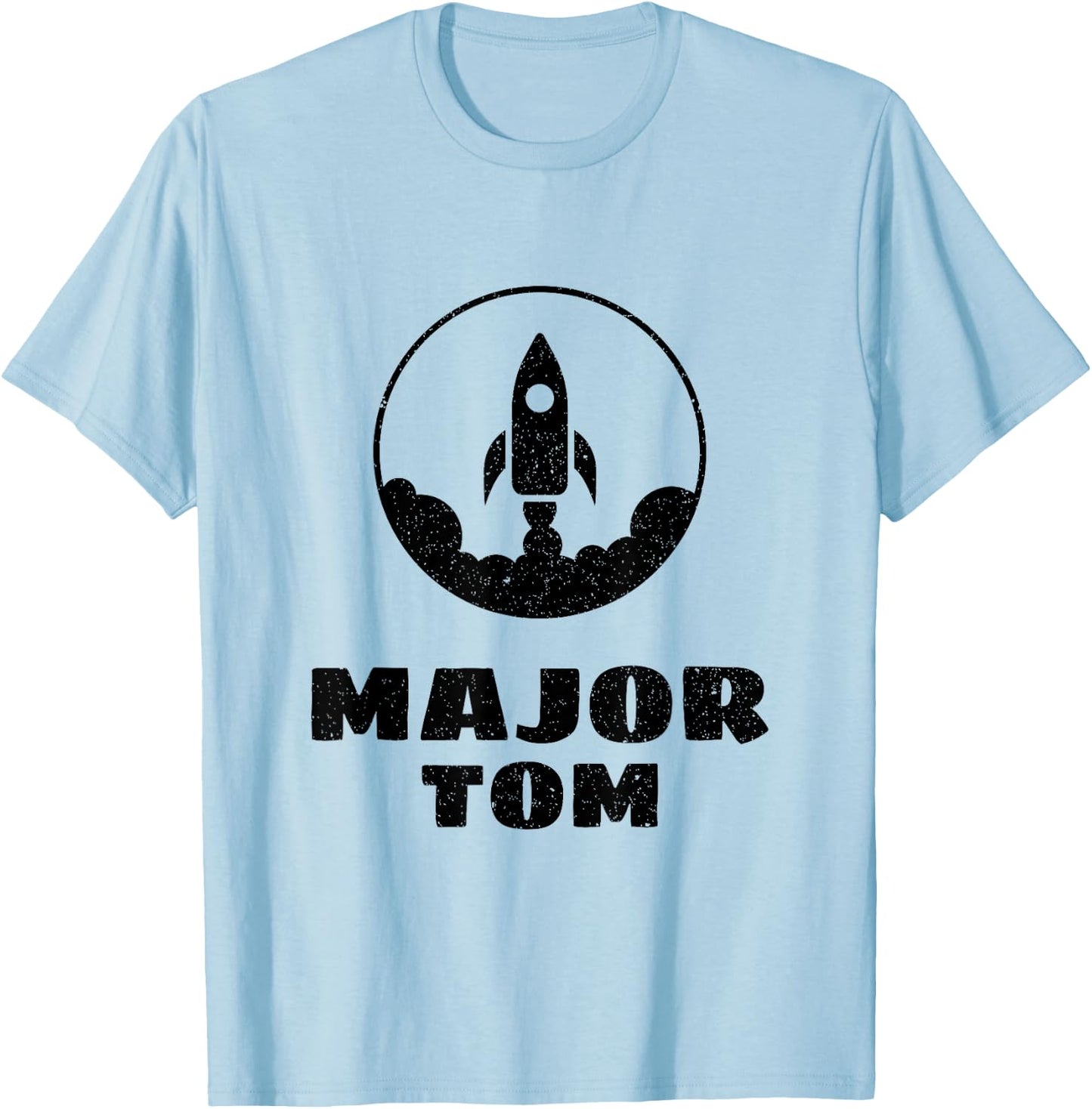 MAJOR TOM funny geeky casual T-Shirt - T-Shirt | Light Blue