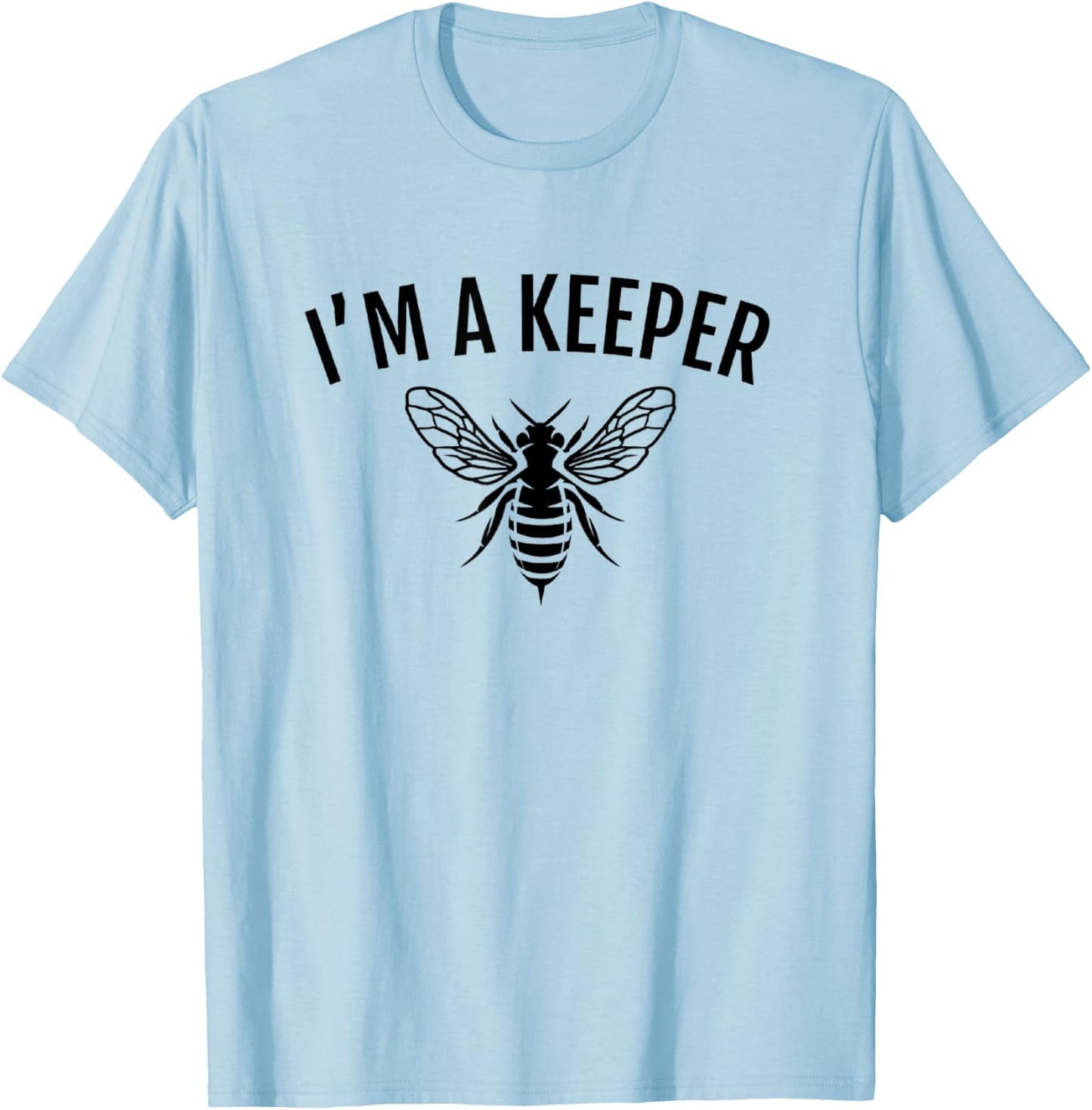 Honey Bee Apiarist Funny Beekeeping Beekeeper T-Shirt - T-Shirt | Light Blue