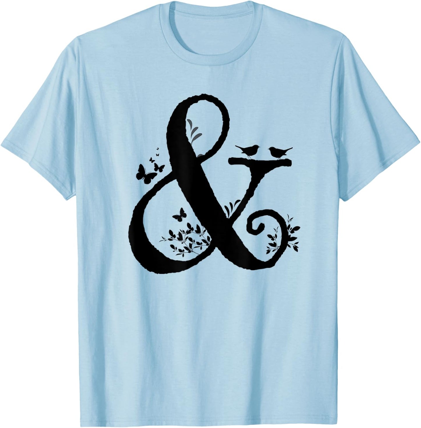 Ampersand Graphic Together Forever & Always Unity Symbol T-Shirt - T-Shirt | Light Blue