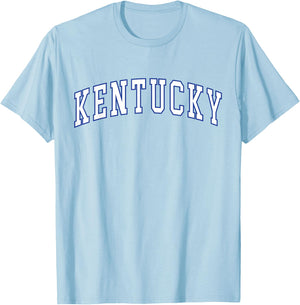 Retro Blue Kentucky Vintage Kentucky Throwback Classic T-Shirt - T-Shirt | Light Blue