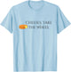 Cheeses Take the Wheel Funny Graphic T-Shirt - T-Shirt | Light Blue