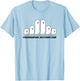 Funny Halloween Math Paranormal Distribution Ghost Curve T-Shirt - T-Shirt | Light Blue