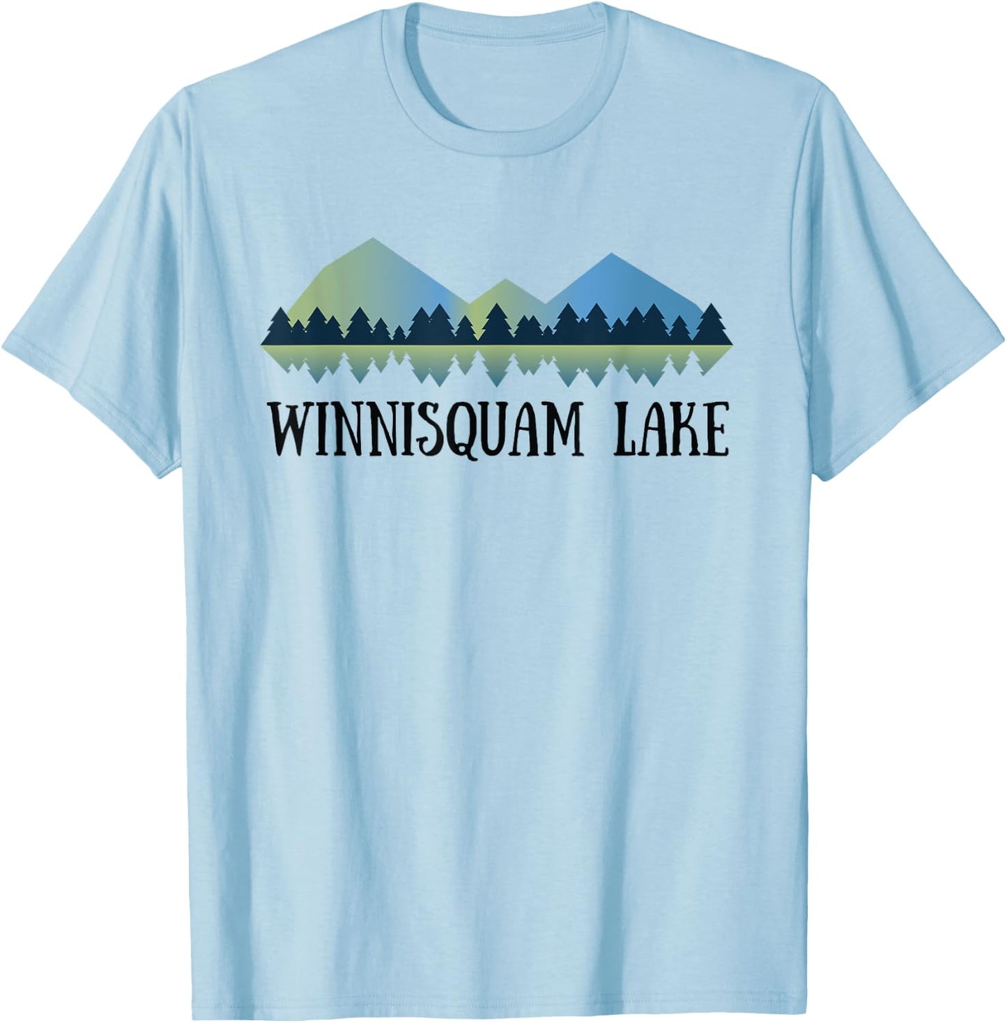 Winnisquam Lake NH T-Shirt - T-Shirt | Light Blue