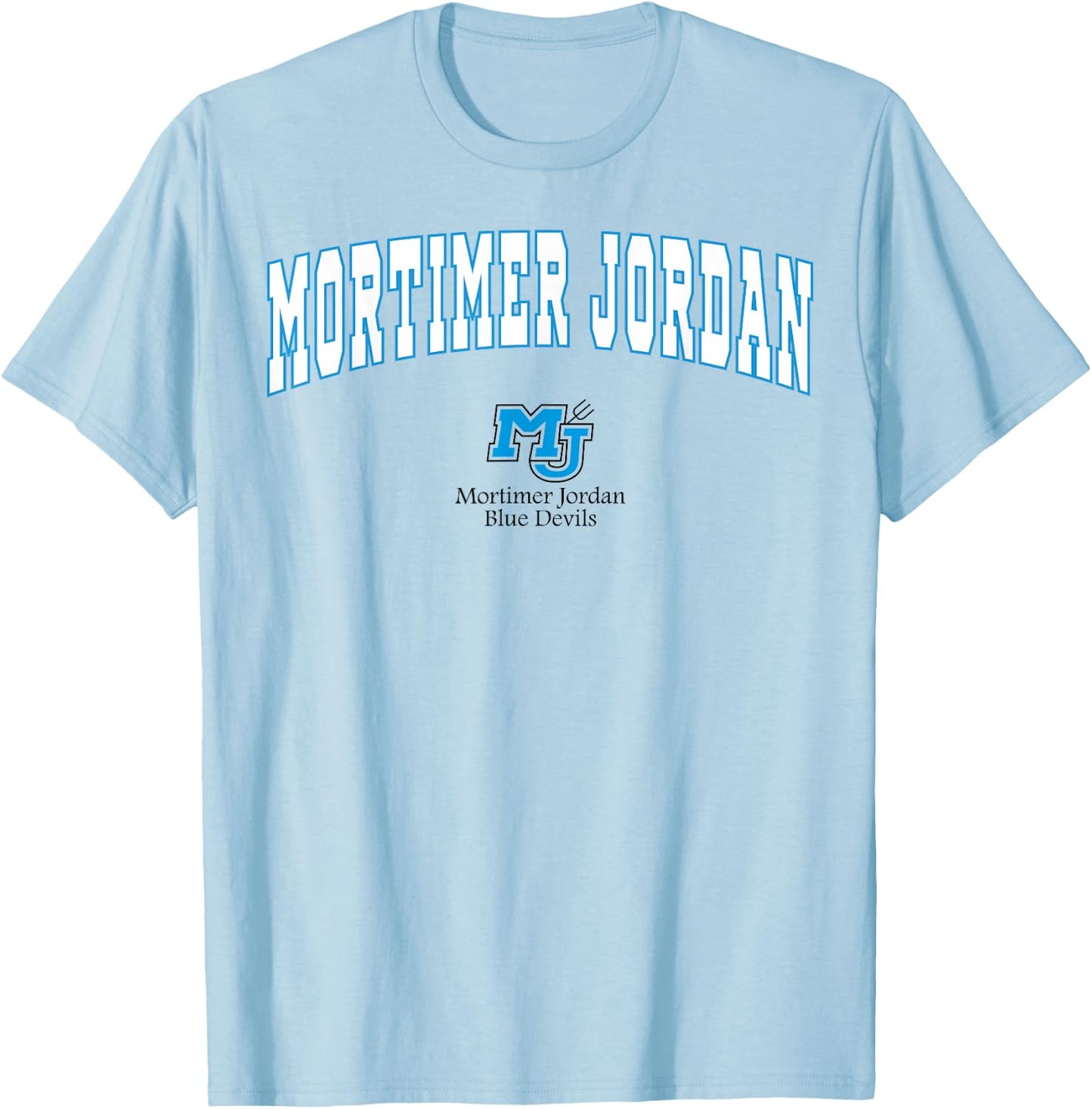 Mortimer Jordan High School Blue Devils C2 T-Shirt - T-Shirt | Light Blue