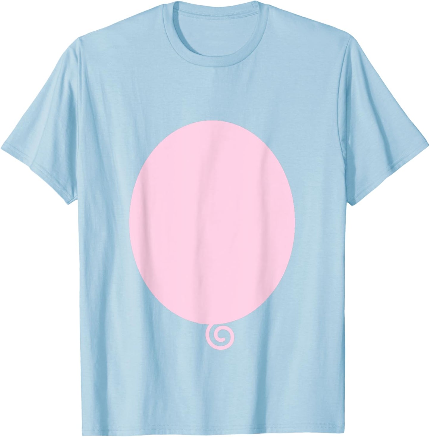 Pig Belly Funny Cute DIY Halloween Costume Men Women T-Shirt - T-Shirt | Light Blue
