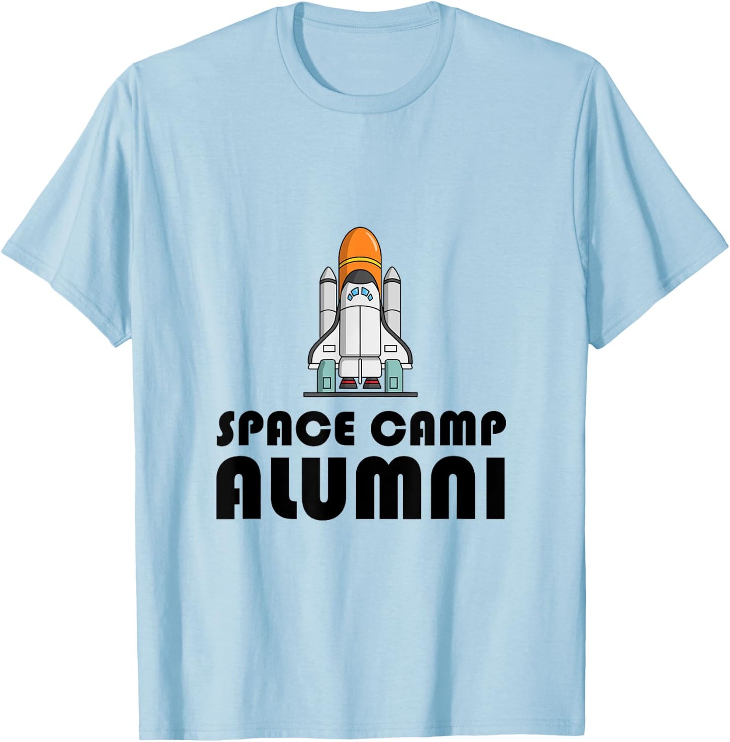 Space Camp Alumni Funny Nerd T-Shirt - T-Shirt | Light Blue
